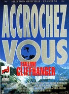 Cliffhanger - French Movie Poster (xs thumbnail)