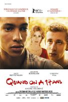 Quand on a 17 ans - Belgian Movie Poster (xs thumbnail)
