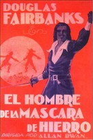 The Iron Mask - Spanish Movie Poster (xs thumbnail)
