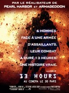 13 Hours: The Secret Soldiers of Benghazi - French Movie Poster (xs thumbnail)