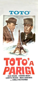 Tot&ograve; a Parigi - Italian Movie Poster (xs thumbnail)