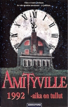 Amityville 1992: It&#039;s About Time - Finnish VHS movie cover (xs thumbnail)