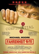 Fahrenheit 9/11 - Danish Movie Poster (xs thumbnail)