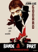 Bande &agrave; part - Swedish DVD movie cover (xs thumbnail)