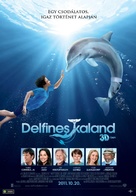 Dolphin Tale - Hungarian Movie Poster (xs thumbnail)