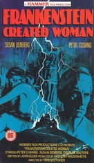 Frankenstein Created Woman - British VHS movie cover (xs thumbnail)