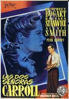 The Two Mrs. Carrolls - Spanish Movie Poster (xs thumbnail)