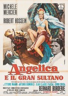Ang&eacute;lique et le sultan - Italian Movie Poster (xs thumbnail)