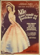 Alle g&aring;r rundt og forelsker sig - Danish Movie Poster (xs thumbnail)
