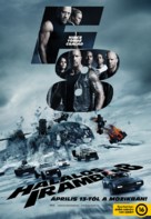 The Fate of the Furious - Hungarian Movie Poster (xs thumbnail)