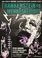 The Evil of Frankenstein - Danish Movie Poster (xs thumbnail)