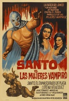 Santo vs. las mujeres vampiro - Mexican Movie Poster (xs thumbnail)
