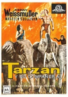 Tarzan and His Mate - Spanish Movie Poster (xs thumbnail)