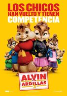 Alvin and the Chipmunks: The Squeakquel - Spanish Movie Poster (xs thumbnail)