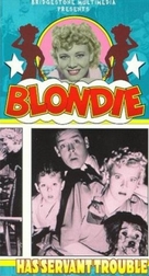 Blondie Has Servant Trouble - VHS movie cover (xs thumbnail)
