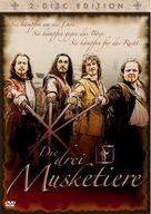 D&#039;Artagnan et les trois mousquetaires - German DVD movie cover (xs thumbnail)