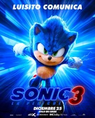 Sonic the Hedgehog 3 - Mexican Movie Poster (xs thumbnail)