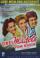 Drei M&auml;dels vom Rhein - German Movie Poster (xs thumbnail)