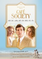 Caf&eacute; Society - German Movie Poster (xs thumbnail)