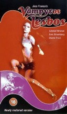 Vampiros lesbos - British VHS movie cover (xs thumbnail)