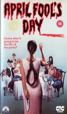 April Fool&#039;s Day - British VHS movie cover (xs thumbnail)