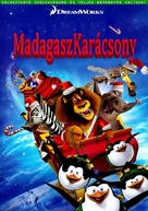 Merry Madagascar - Hungarian DVD movie cover (xs thumbnail)