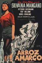 Riso amaro - Spanish Movie Poster (xs thumbnail)