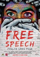 Free Speech Fear Free - French Movie Poster (xs thumbnail)
