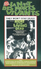 Night of the Living Dead - French VHS movie cover (xs thumbnail)