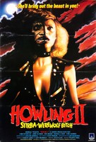 Howling II: Stirba - Werewolf Bitch - British Movie Poster (xs thumbnail)