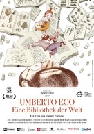 Umberto Eco - La biblioteca del mondo - German Movie Poster (xs thumbnail)