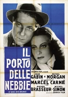 Le quai des brumes - Italian Movie Poster (xs thumbnail)