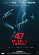 47 Meters Down - New Zealand Movie Poster (xs thumbnail)