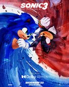 Sonic the Hedgehog 3 - Mexican Movie Poster (xs thumbnail)