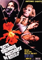 Sette orchidee macchiate di rosso - Italian Movie Poster (xs thumbnail)