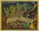 House of Dracula - Theatrical movie poster (xs thumbnail)