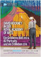 Exhibition on Screen: David Hockney at the Royal Academy of Arts - German Movie Poster (xs thumbnail)