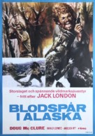 Blutigen Geier von Alaska, Die - Swedish Movie Poster (xs thumbnail)