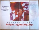 Bright Lights, Big City - British Movie Poster (xs thumbnail)