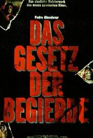La ley del deseo - German Movie Poster (xs thumbnail)