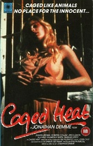 Caged Heat - British VHS movie cover (xs thumbnail)