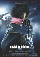 Space Pirate Captain Harlock - Italian Movie Poster (xs thumbnail)