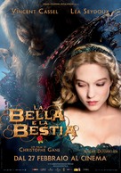 La belle &amp; la b&ecirc;te - Italian Movie Poster (xs thumbnail)