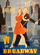 Babes on Broadway - Danish Movie Poster (xs thumbnail)