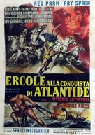 Ercole alla conquista di Atlantide - Italian Movie Poster (xs thumbnail)