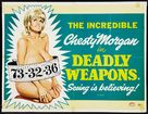 Deadly Weapons - British Movie Poster (xs thumbnail)