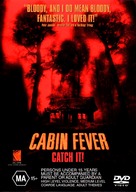 Cabin Fever - Australian DVD movie cover (xs thumbnail)