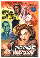 Smash-Up: The Story of a Woman - Spanish Movie Poster (xs thumbnail)