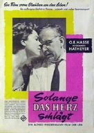 Solange das Herz schl&auml;gt - German Movie Poster (xs thumbnail)