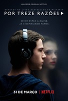 &quot;Thirteen Reasons Why&quot; - Portuguese Movie Poster (xs thumbnail)